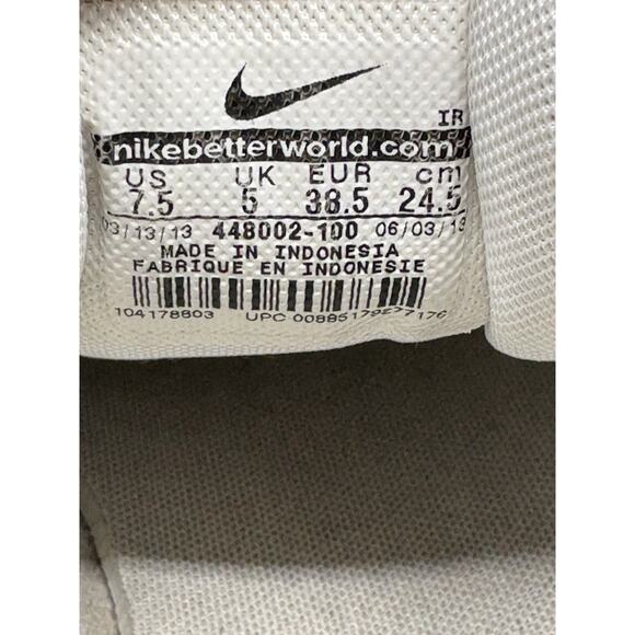 Nike Sideline II White Cheerleading Shoes Sneakers Womens Size 7.5 448002-100 - Picture 6 of 7